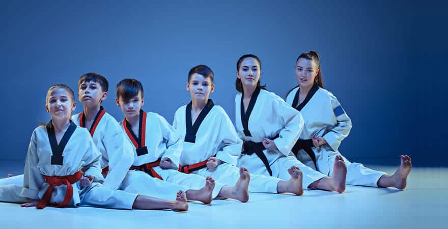 Martial Arts Lessons for Kids in Norwood NJ - Kids Group Splits