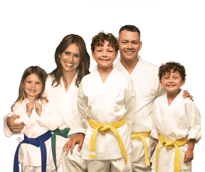 Martial Arts Lessons for Families in Norwood NJ - Group Family for Martial Arts Footer Banner